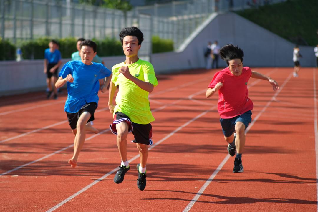 Kang Zi Quan from the Yellow sports house participated in three races and won three gold medals. [Photo by Saw Eng Kiar]