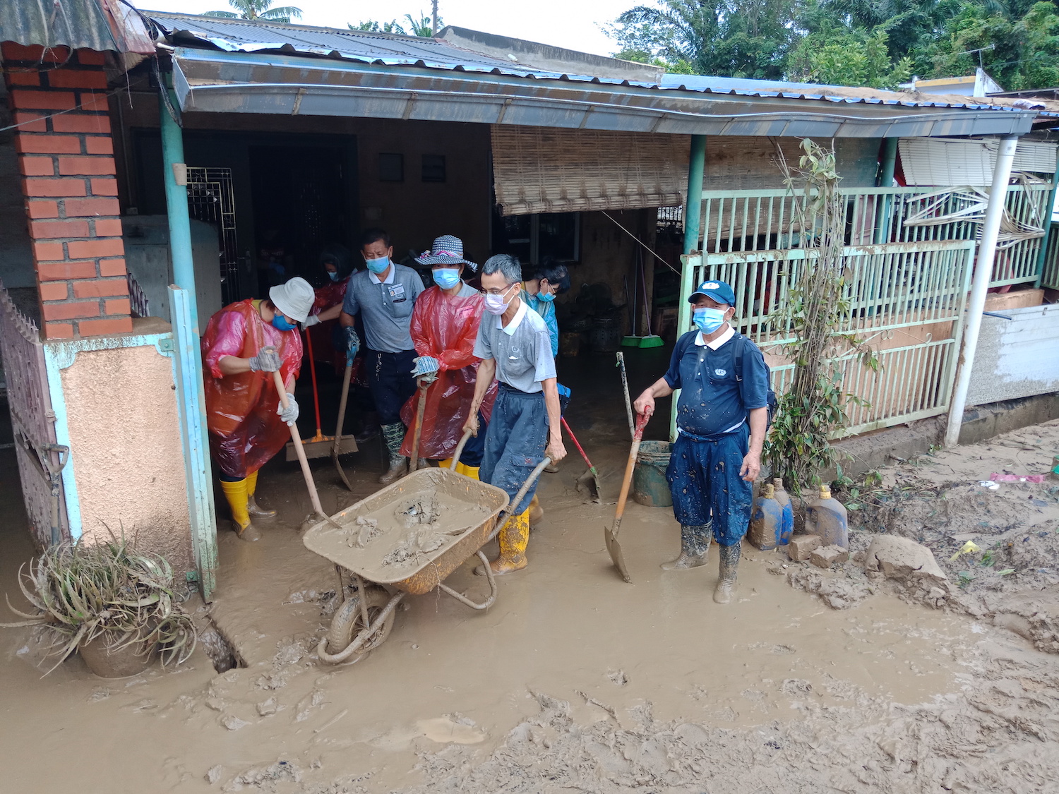 彭亨文达镇 50年最严重水灾